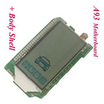 

A93 Vertical LCD Remote Control Keychain for Russian StarLine A93 Car Alarm System Key Fob