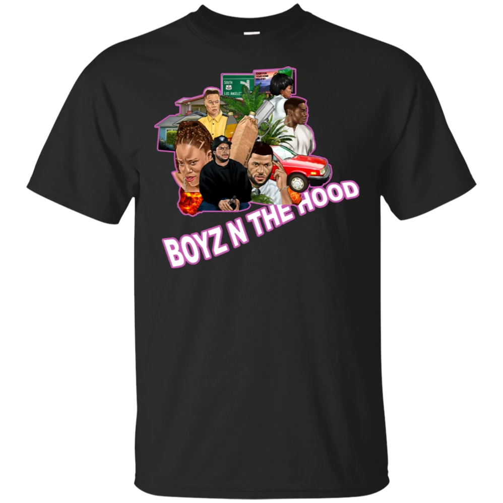 Boyz N Hood Винтажная футболка для мальчиков с рисунком из фильма Культура 90S