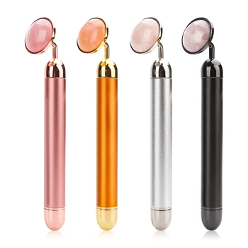 

Energy Face Bar Massage 24k Gold Facial Beauty Facial Roller Vibration Massager Stick Lift Skin Tighten Wrinkle Beauty Care Tool