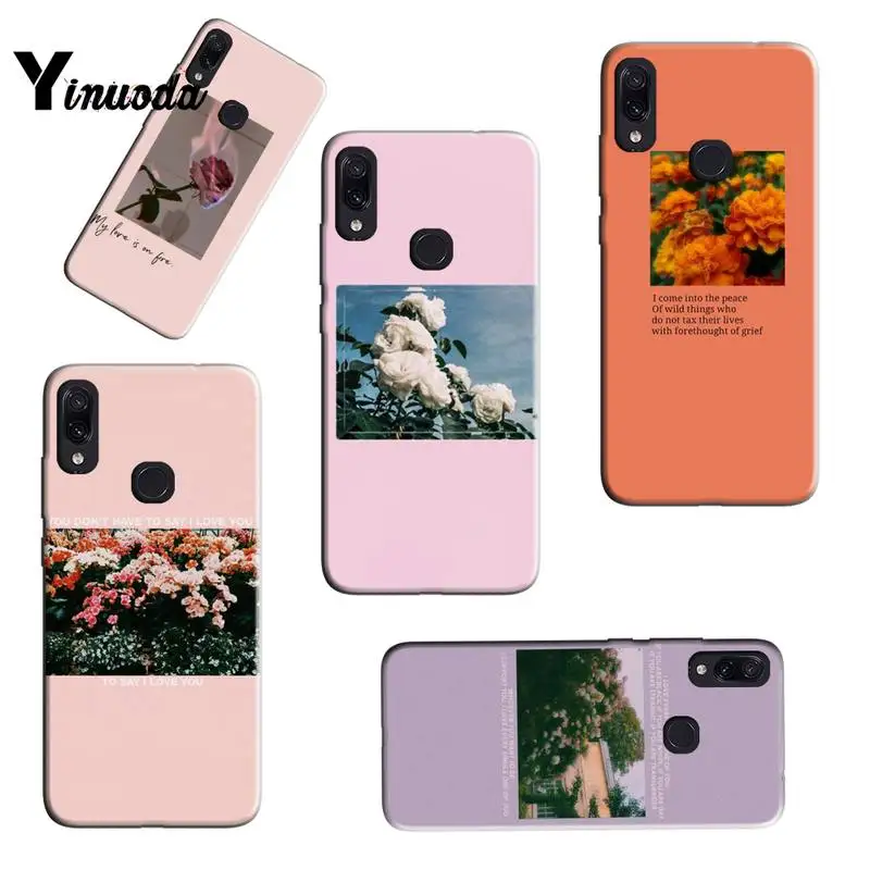 Yinuoda роскошный уникальный чехол для телефона с цветочным принтом XiaoMi MI 6 6X 8LITE 10 PRO