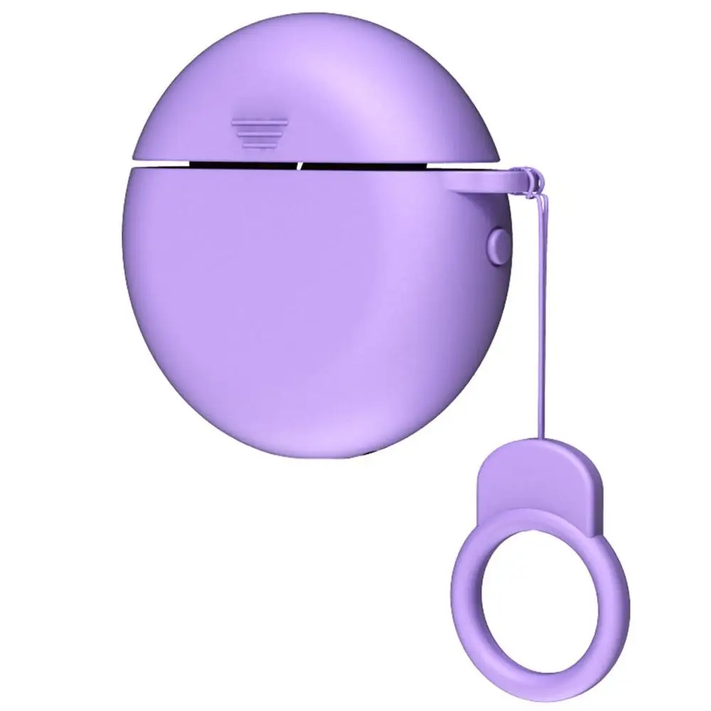 Силиконовый беспроводной Чехол для наушников с Bluetooth для huawei Freebuds 3, чехол для беспроводной зарядки, силиконовый защитный чехол# Y - Цвет: Purple