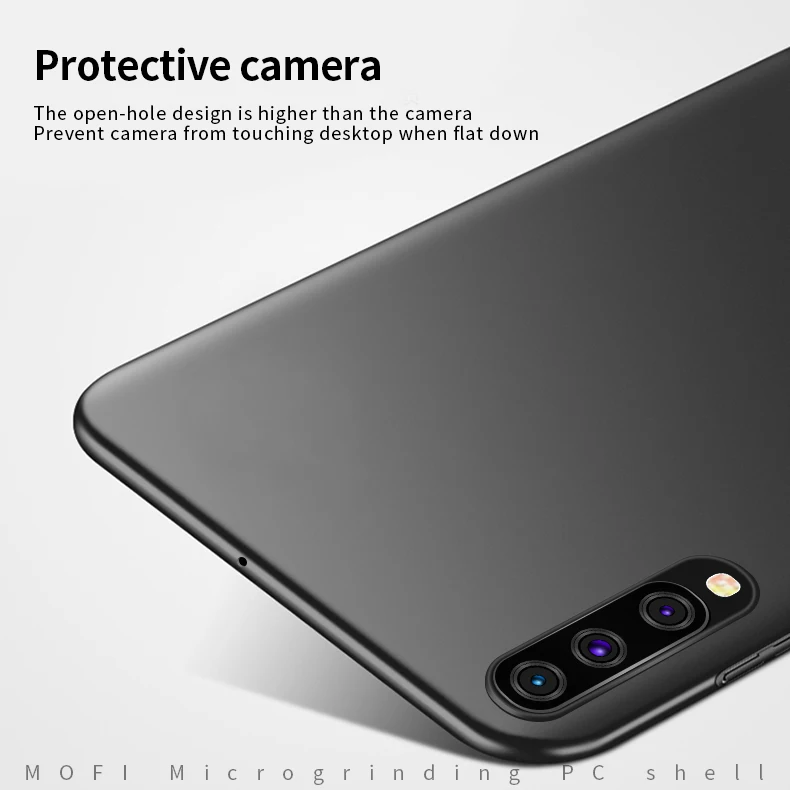 Оригинальный классический матовый чехол MOFi для Samsung A50 жесткий защитный задней
