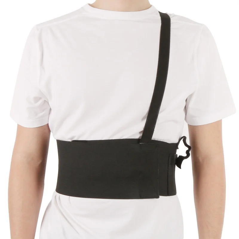 

Hunting Tactical Multifunction Adjustable Single Shoulder Belt Abdominal Band Stealth Waistcoat Pistol Holster Belt Girdle
