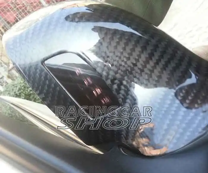 REAL CARBON FIBER MIRROR COVERS for AUD A4 S4 B8 A5 S5 8T 2008-2009 Lane Assist Type (Aid Led) 1pair