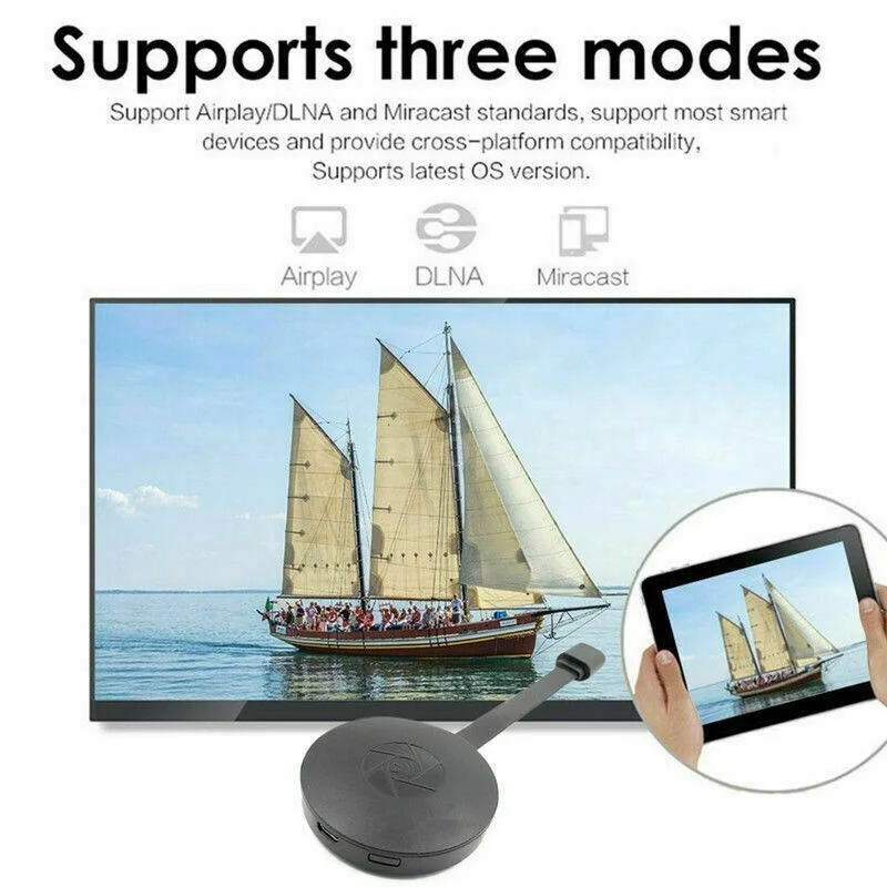 Wi-Fi, Дисплей приемник 1080P G2 беспроводной ключ доступа к TV Портативный HDMI Экран адаптер для Поддержка IOS Android miracast