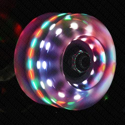 Off Road Skateboard Flash Double Roller Skates 4 Wheel Skating Rink Luminous 58*32 Roda Skate Roller Skates Shoes Accessories