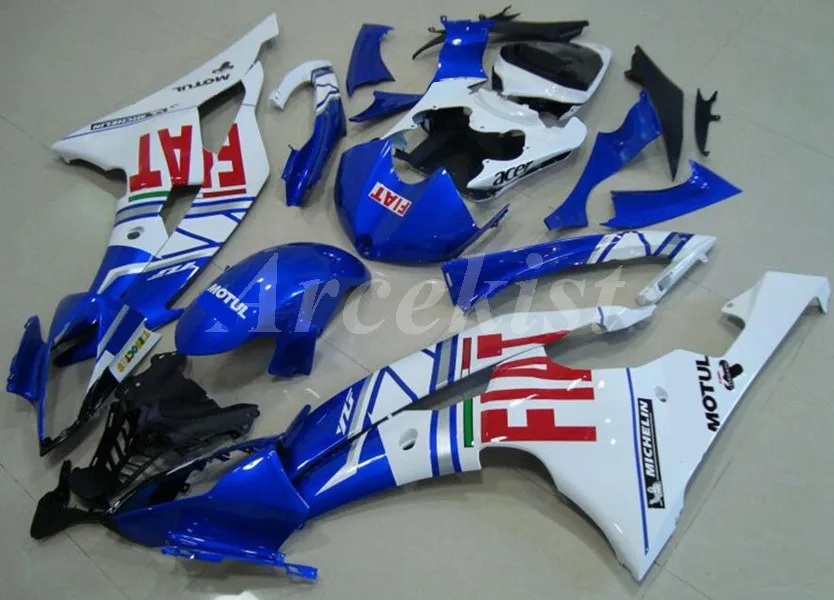 Новый комплект обтекателей из АБС-пластика подходит для YAMAHA YZF-R6 2008 2009 2010 2011 2016 R6 08