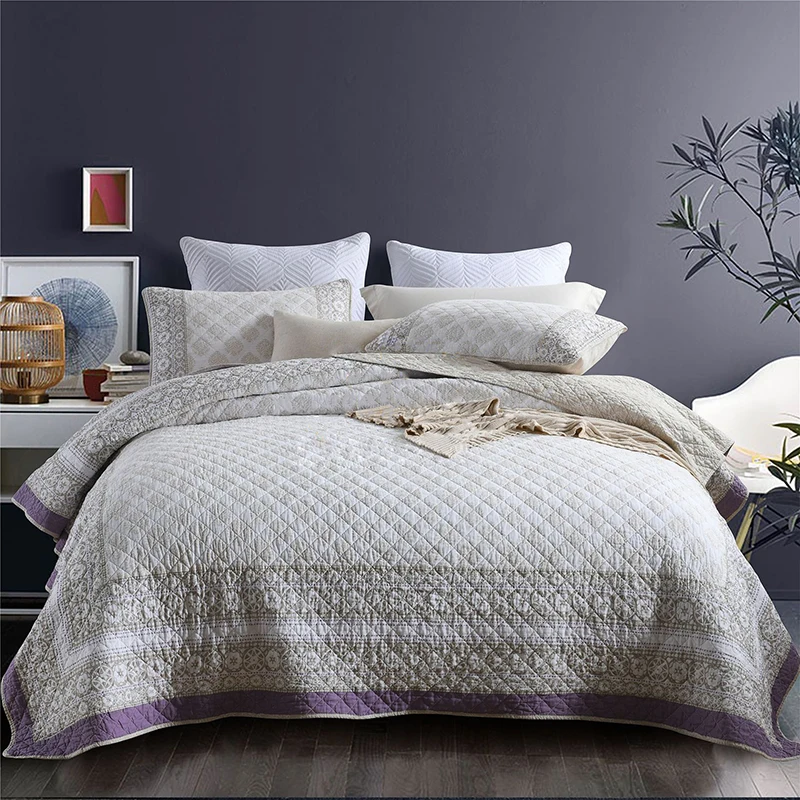 Высококачественное покрывало для кровати комплект одеял из 3 предметов