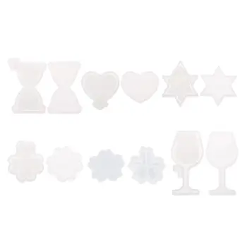

Cherry Flower Hourglass Wine Glass Silicone Mould Resin DIY Jewelry Making Tools