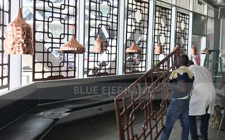 Samples came from our Ghanaian customer again! wood machine cutter and laser machine  (6)