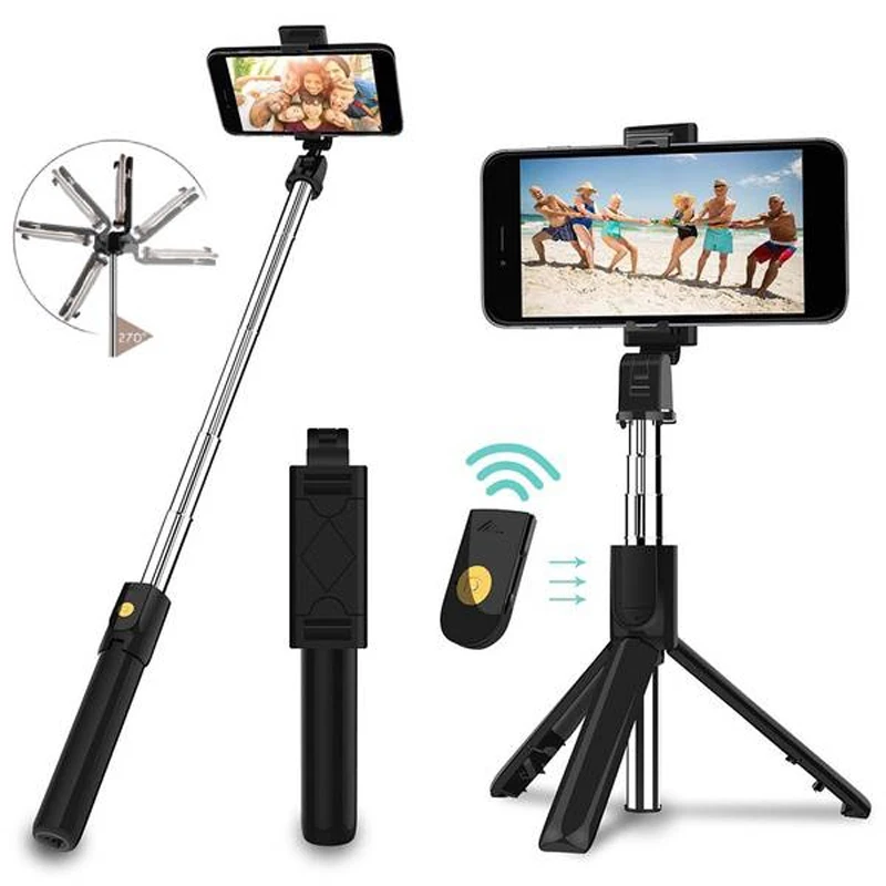 

Bluetooth Phone Holder Long Selfie Stick Remote Control Tripod Handphone Live Photo Holder Tripod Camera Self-Timer Artifact Rod