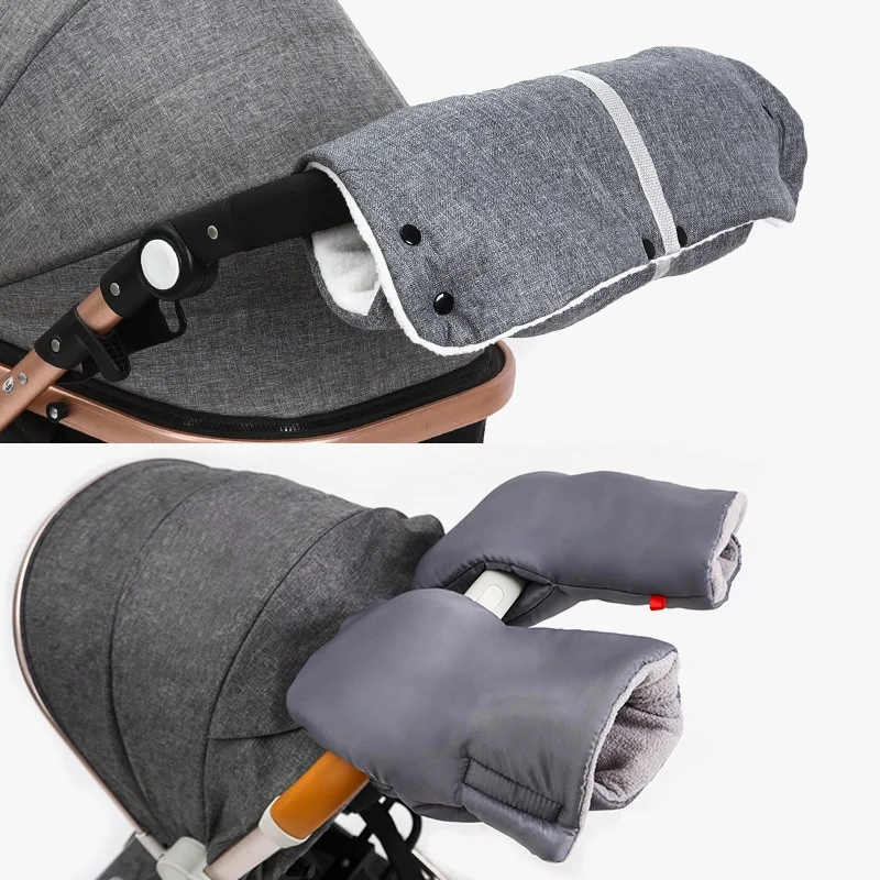 

New Stroller Gloves Winter Mittens Handmuff for Toddler Kids Pushchair Buggy Pram Hand Muff Waterproof Baby Stroller Accessories