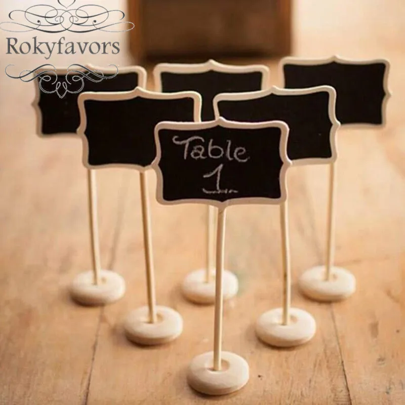 chalkboard wooden place card holder (4)