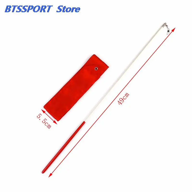 6m Colorful Gym Ribbons Dance Ribbon Rhythmic Art Gymnastics Ballet Streamer Twirling Rod Stick Training