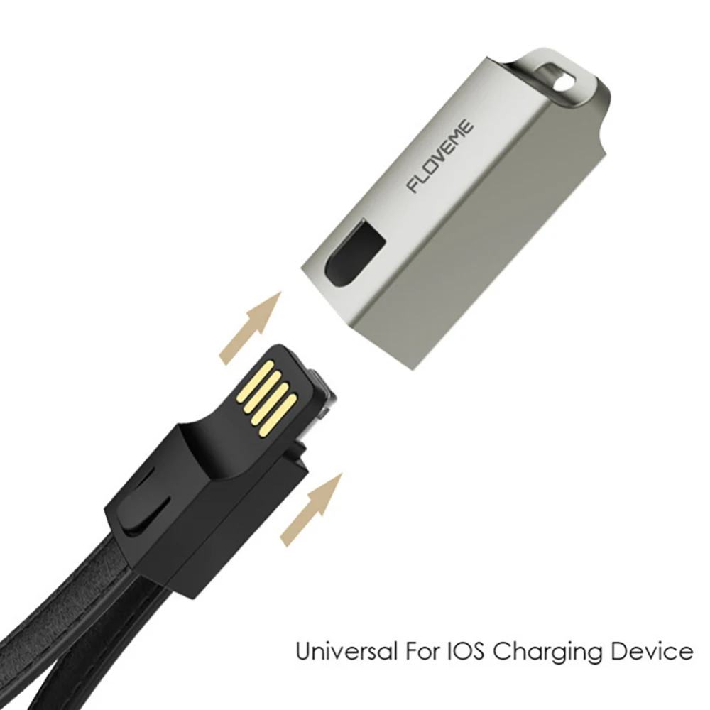

USB Key Chain Leather Short Phone Cables 2.1A Charger Cable Multifunction for iPhone Cable IOS USB Charging Cable