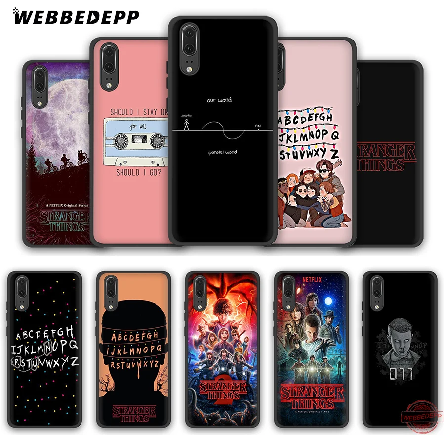 WEBBEDEPP Should Stay Stranger Things Soft Case for Huawei P Smart Z Plus 2018 2019 &amp Y6 Y7 Y9 Prime V20 | Мобильные телефоны и