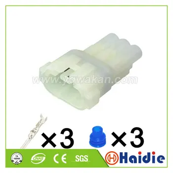 

Free shipping 5sets Sumitomo HM Sealed 3 Pin Plug (male) wire harness auto male connector 6187-3801