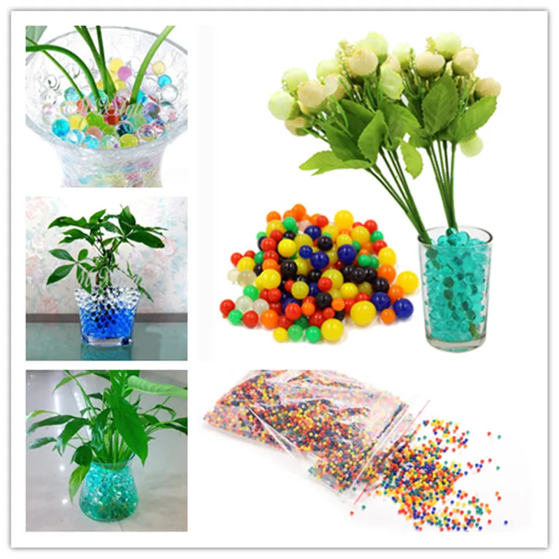 New Arrival 500/1000pcs Pearl Shaped Hydrogel Grow Magic Jelly Balls