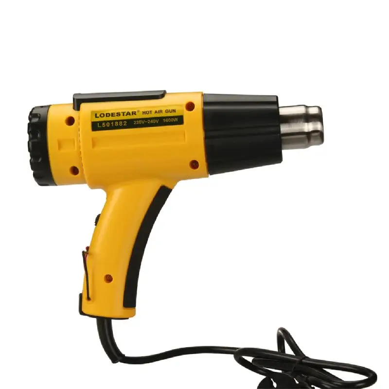 

Heat Gun 220V 1600W Adjustable Temperature US Plug with Nozzle Power Tool