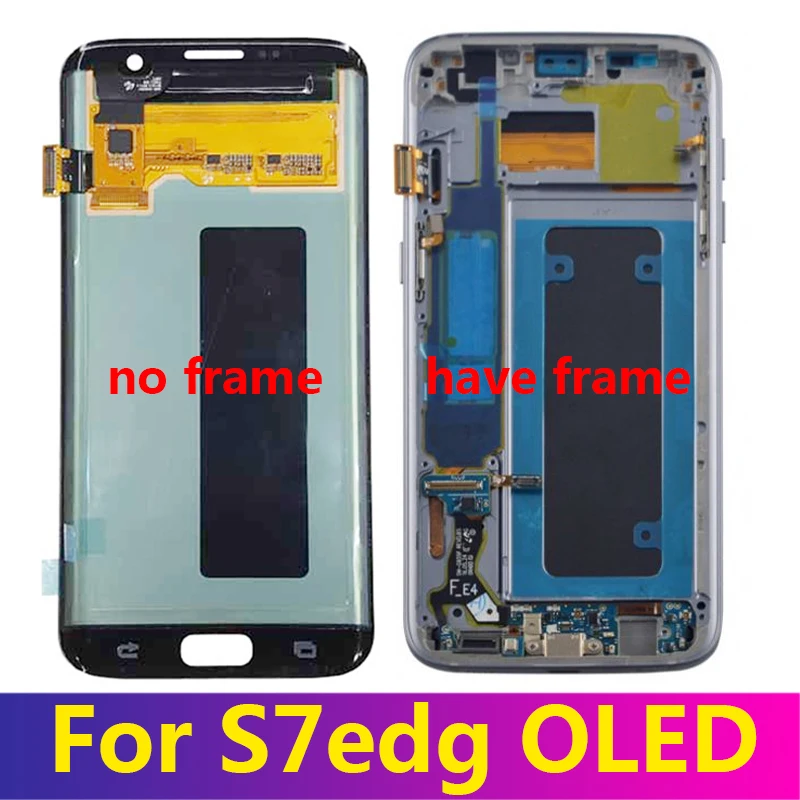 Для samsung Galaxy S7 Edge экран Super AMOLED S7Edge G935 G935A G935F SM-G935F ЖК-дисплей сенсорный дигитайзер