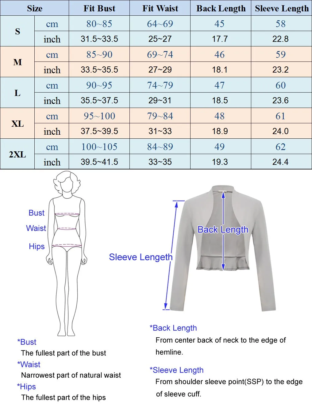 Belle Poque Women's Vintage Cropped Shrug Open Front Long Sleeve Ruffled Bolero Cardigan Party Cocktail Wear A30