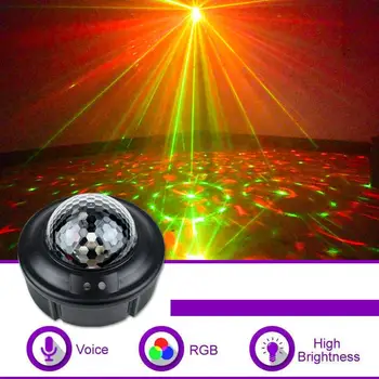 

Romantic Colorful Starry Sky Night Light Water Pattern Projector Lamp Children Bedroom Star Night Lamp With Remote Control