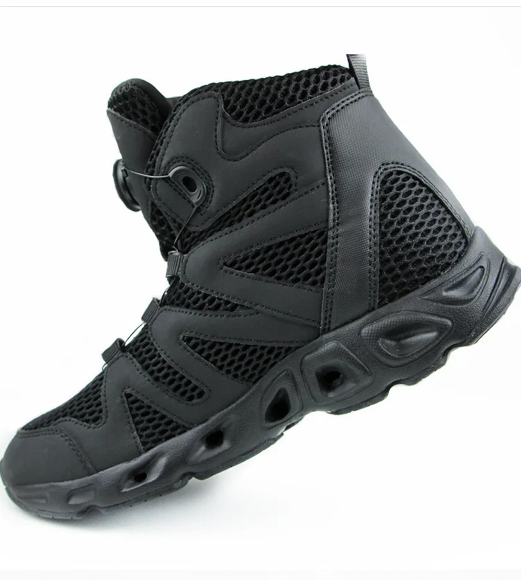 Eu 37-44 Light Amphibious Tactical Boots Outdoor Camping Hiking Trekking Wading Shoes Women Sports Training Ventilation Sneakers