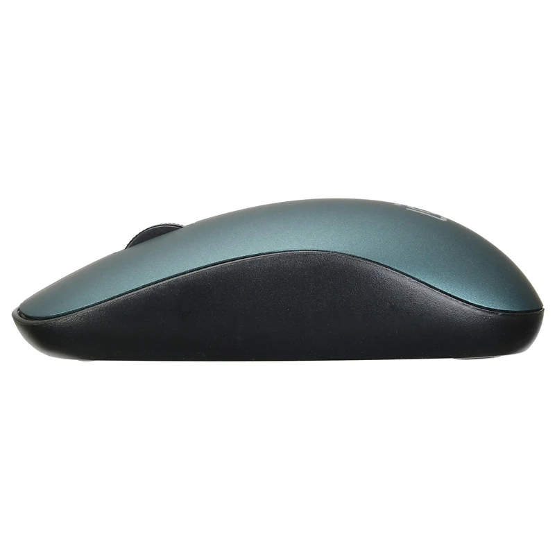 Мышь Oklick 515MW черный/зеленый оптическая(1200dpi) беспроводная USB(2but