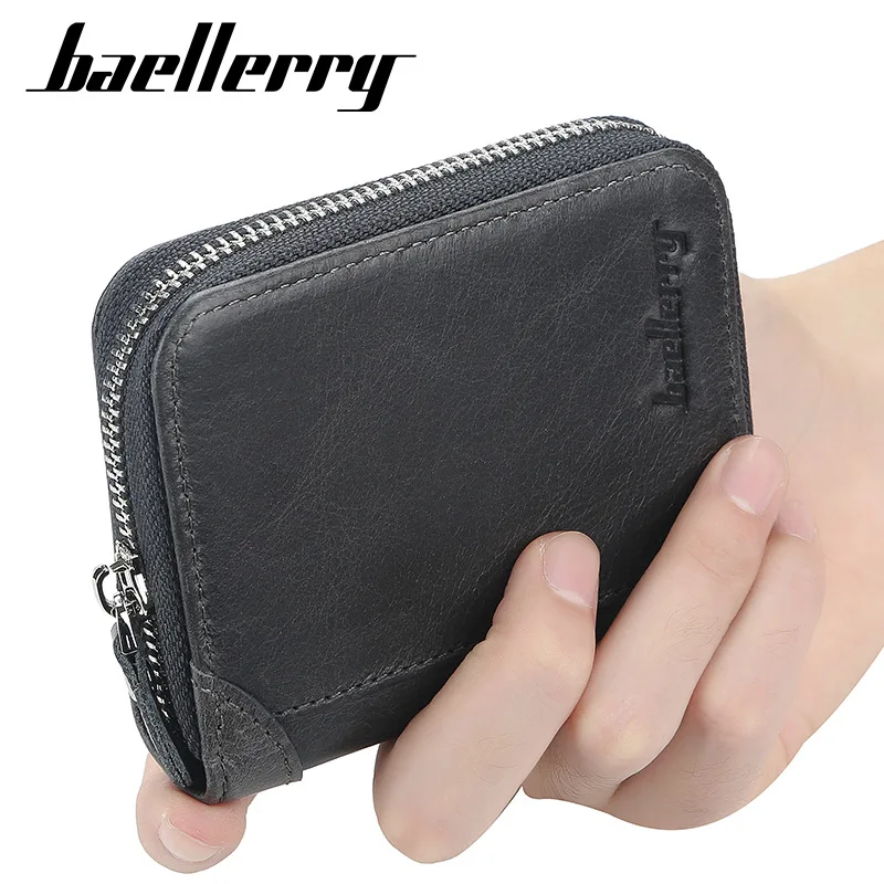 2020 мужские кошельки для карт 20 отделений 100% натуральная коровья кожа Короткий