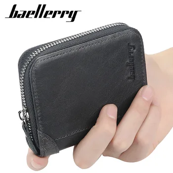 

2020 Men Card Wallets 20 Card Slots 100% Genuine Cow Leather Short High Quality Male Purse Vintage Photo Holder Men Wallets