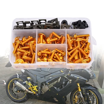 

Universal Motorcycle Fairing Screw Spring Bolts Kit Body Fastener Clips For KTM 65 85 105 125 144 150 200 SX/XC/EXC/XC-W/SX-F