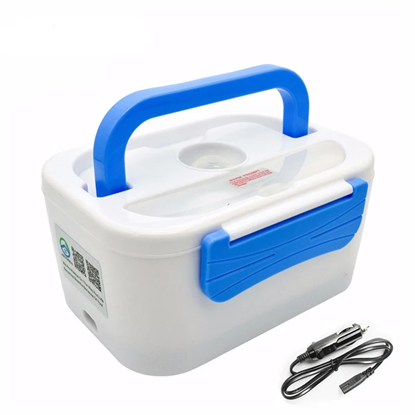blue 12 V Коробки для обеда 12 в автомобильный портативный электрический пластиковый Подогрев кухонные принадлежности для взрослых столовая посуда контейнер для риса бенто грелка - Цвет: blue 12 V
