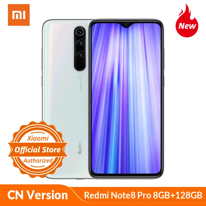 Xiaomi Redmi Note 8 Pro ГБ 128 Гб Смартфон CN версия MTK Heilo G90T мобильный телефон 6 53 64 мп Quad