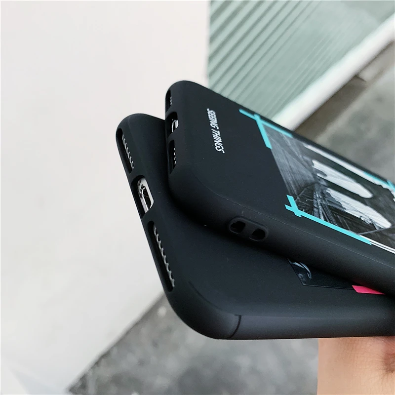 Классический белый Знаменитый модный чехол для телефона для iphone 11 Pro 6 S 7 8 plus X XR XS MAX OW oil Brooklyn мост coque