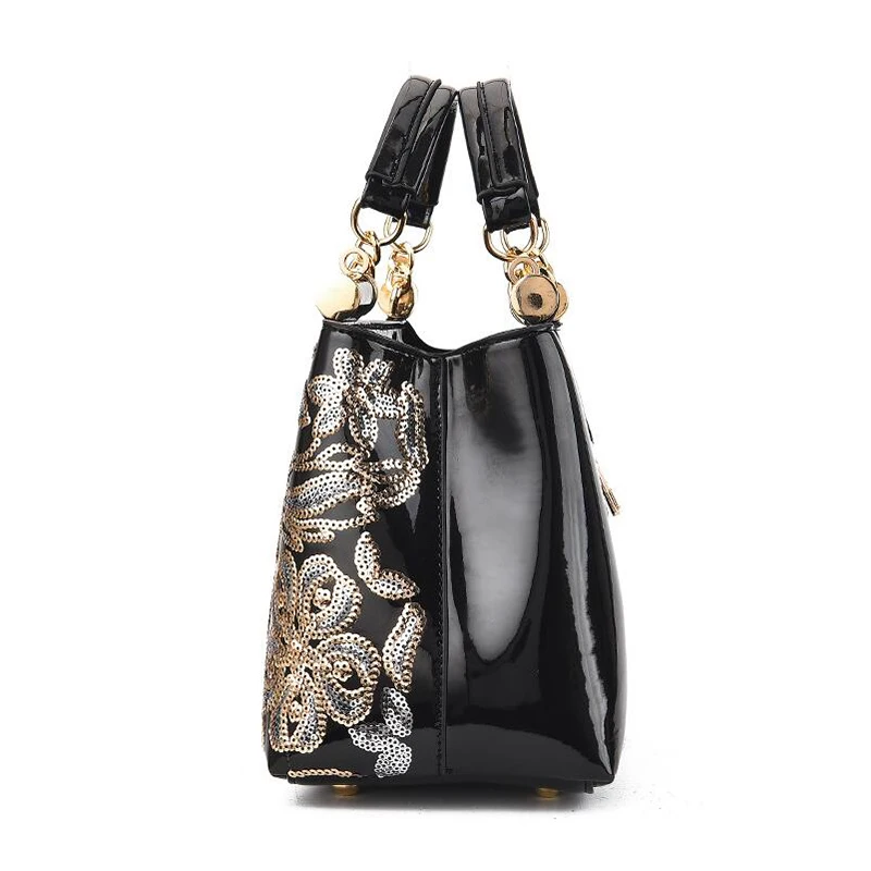 Fashion Embroidery Women Bag Leather Purses and Handbags Luxury Famous Brand Shoulder Bags Female Messenger Bags Bolsa Feminina