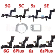 Для iPhone 5S 5C SE 5 правый датчик приближения фронтальная камера гибкий кабель для iPhone 6 6s Plus