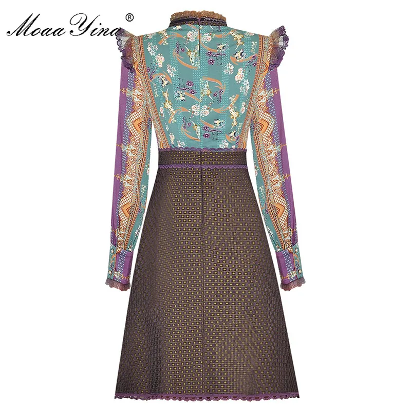 MoaaYina Fashion Designer dress Spring Women's