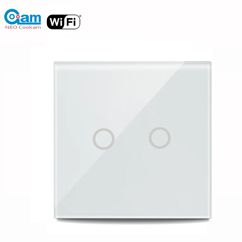 Смарт светильник NEO Coolcam WIFI 2 канала 5A беспроводной сенсорный выключатель