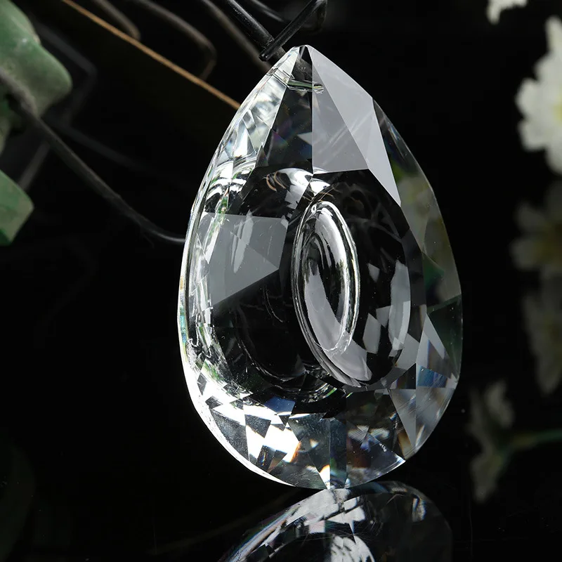 Camal 10 шт. 50 мм прозрачная длинная кристаллическая Призма люстры SunCatcher Подвеска