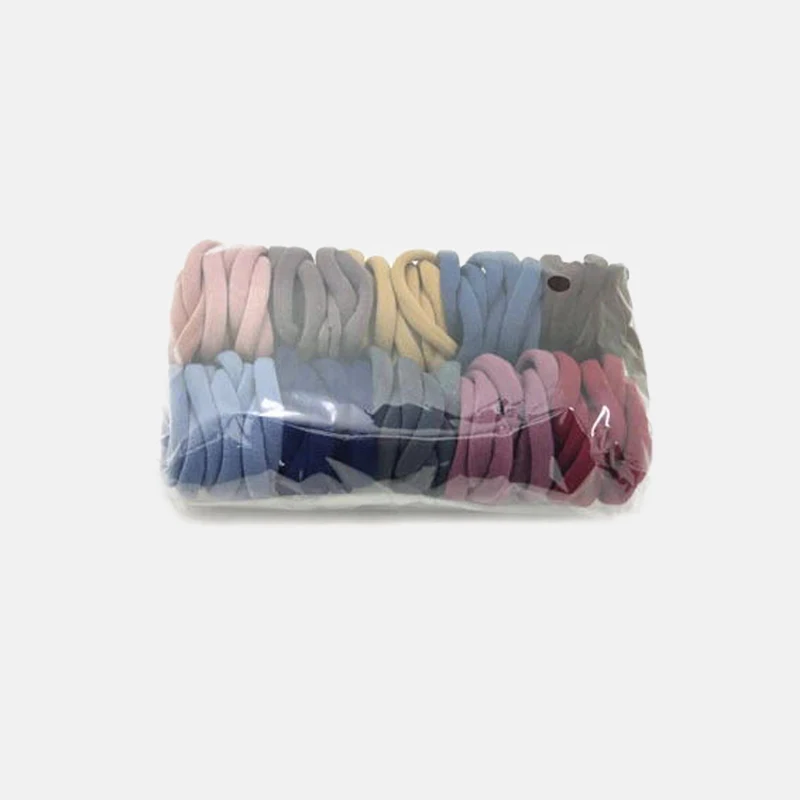 2 50/100 шт Vrouwen Meisjes 4 см конфеты Kleuren нейлон Elastische Haarbanden Paardenstaart Houder для Elastiekjes Chouchou Hoofdband haar - Цвет: 2