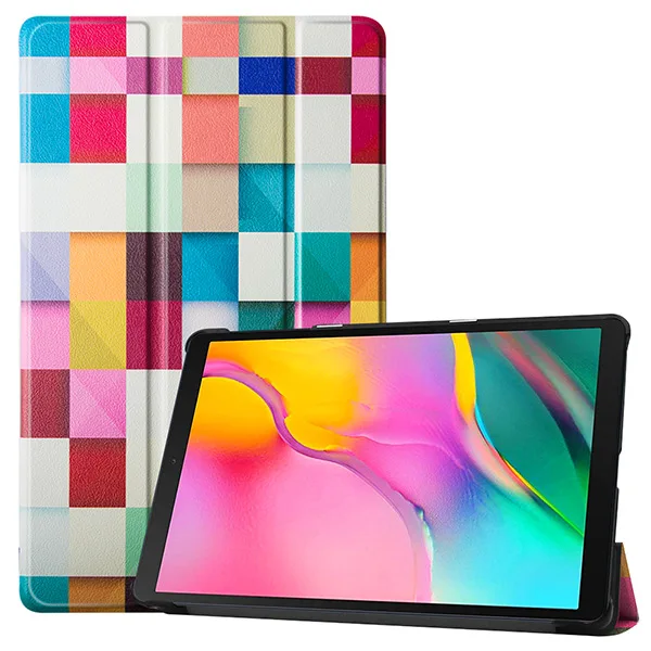 Ходунки откидная крышка для samsung Galaxy Tab S5E 10,5 Funda чехол Smart Cover оболочка кожа+ подарок+ защита экрана - Цвет: SM S5E SY HLF