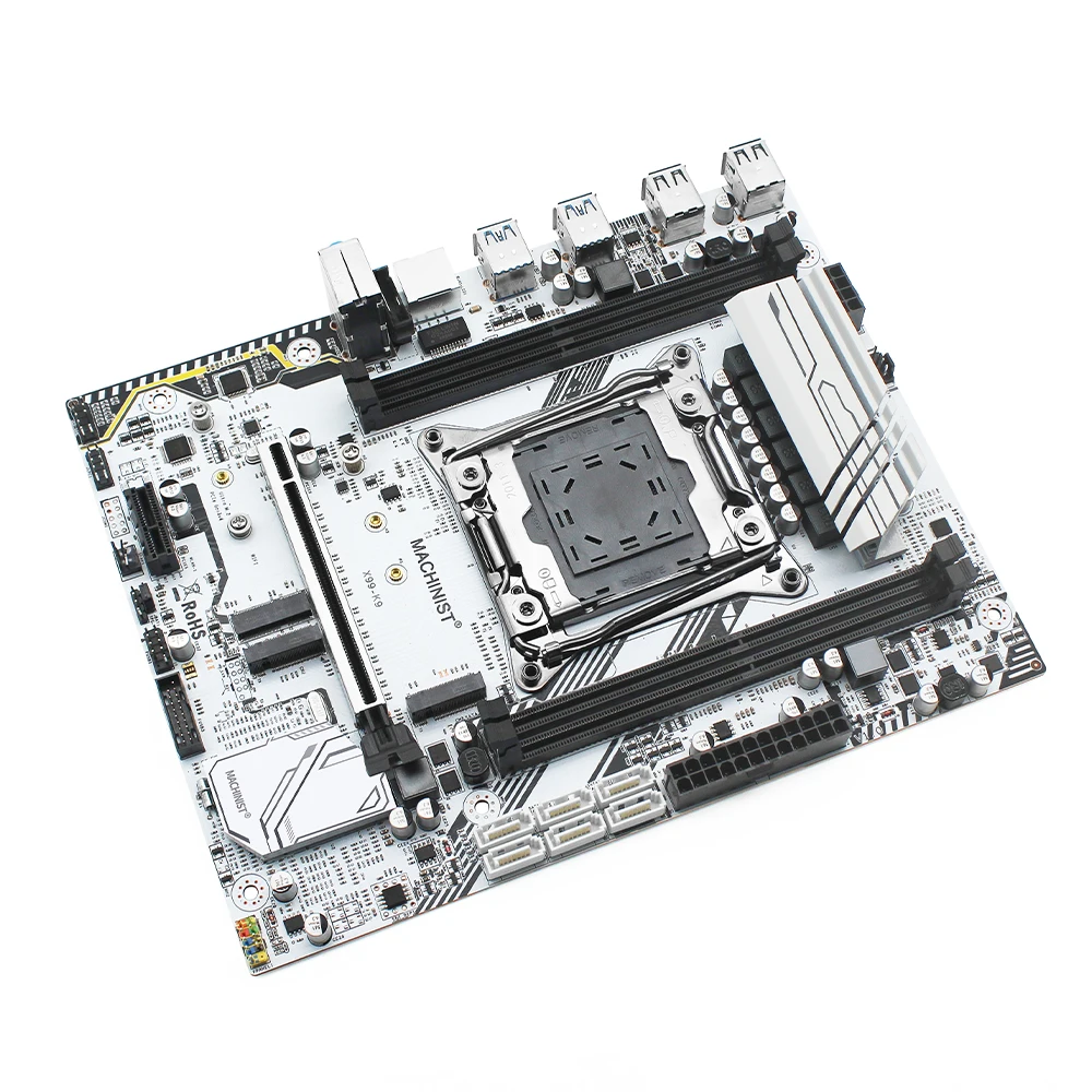 Machinista X99 Placa-mãe Lga 20113 Quatro Canais X99 Chip Suporte Intel Xeon e5 v3 & v4 Cpu Ddr4 Ram Sata Nvme M.2 Slot X99-k9 Placas-mães - Imagem 3