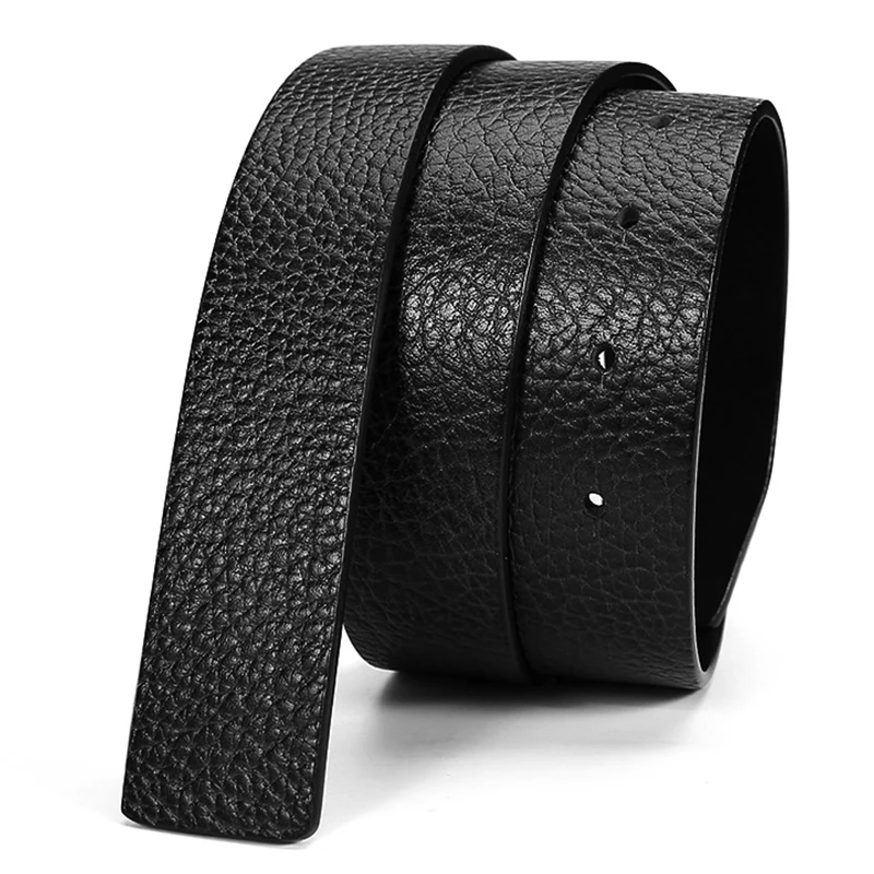Fashion Mens Belts Casual Leather Belts For Men High Quality No Buckle