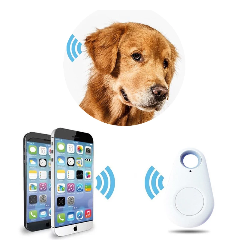 

Dropshipping Mini Smart GPS dog Tracker Anti-lost Pendant design Waterproof Bluetooth Tracer For pet Dog Cat Kid Keys Wallet Bag