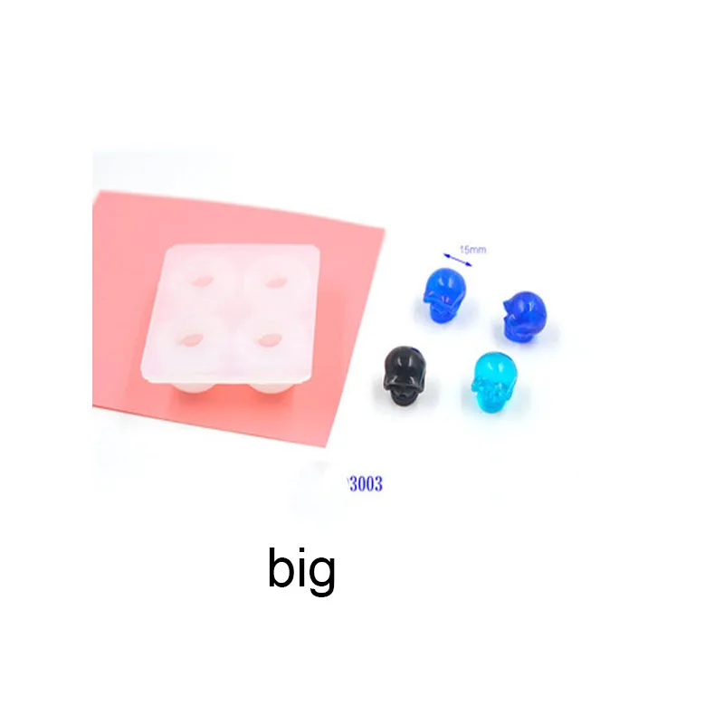 3003 big 1 шт. силиконовые формы в форме птицы S kull DIY Смола Expoxy ювелирные изделия инструменты для рукоделия ювелирные изделия формы - Цвет: 3003 big