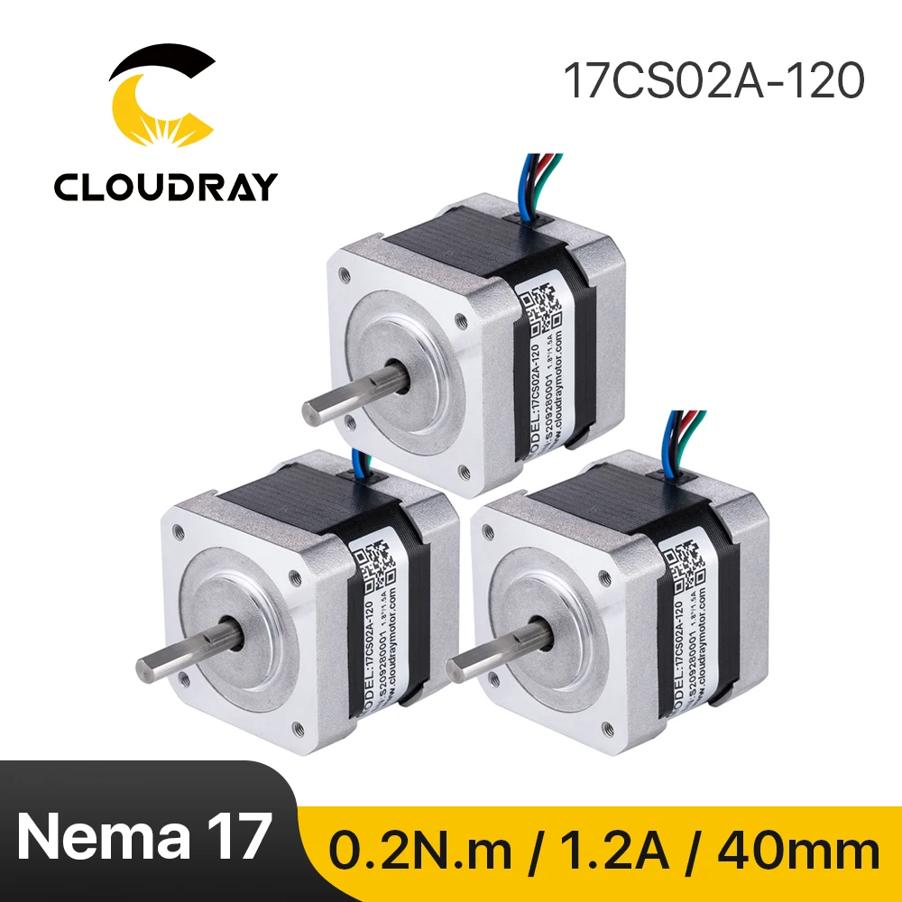 Nema17 шаговый двигатель 20Ncm 1.2A 2 фазы 42 мм мотор 4 свинец кабель длиной 1 м для 3D