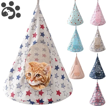 

Cat Hammock Bed for Small Dogs Cat Hanging Basket Pet Nest Dog Tent Hanging Bed for Cats Pet Bed Cat House Cage Hanging Hammock