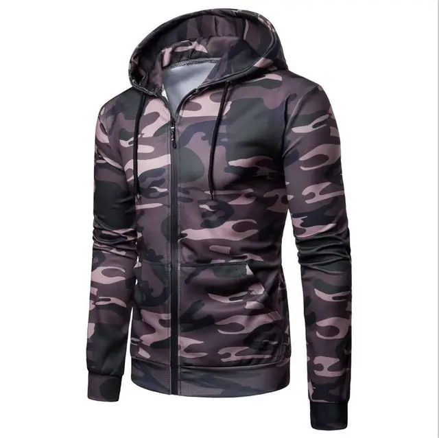 winter camo hoodie