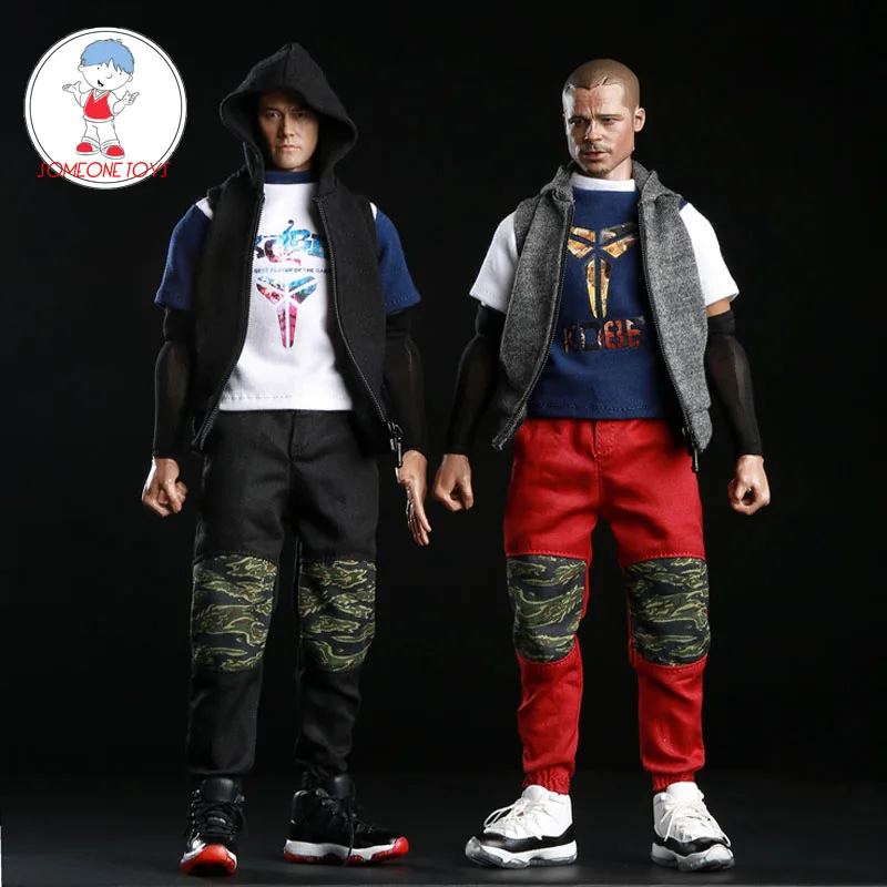 1//6 Scale Model Army T-shirt Pant Suit for 12/" Action Figure Male Sport Casual