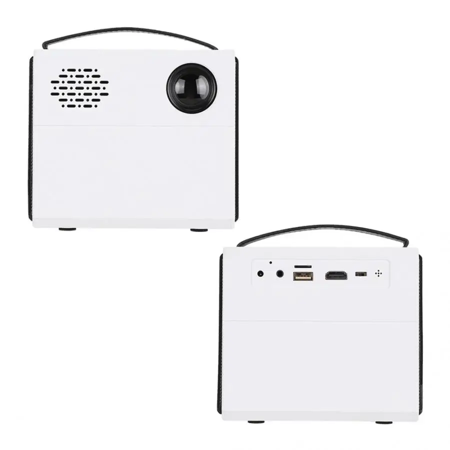 Мини-проектор HD 1080P J10 мини портативный проектор с 3W x 2 динамиком для USB/карты памяти/HDMI(110-240 В